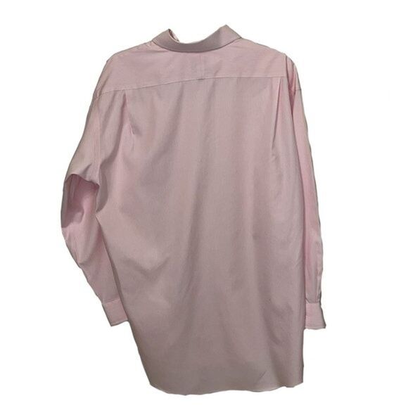 Jos A Bank Pink Striped Button Up Dress Mens Shirt 16-32 Preppy Career Easter - Picture 4 of 11